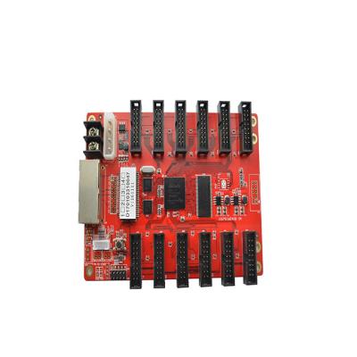 China Buildings led display control DBS-HRV13S75 receiving card compatible with 1/32 scan led display receiving card 8xhub75 led control card for sale