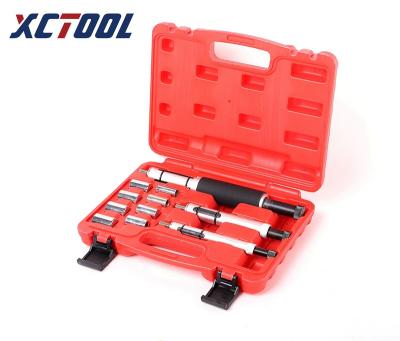 China The thread at the end allows adjustment 11pcs Auto repair tool XC9475 factory wholesale price Adjusting Centering Compressor Clutch Alignment Remover Tool Set for sale