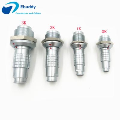 China Pin de vaivén circular inoxidable impermeable de los seriales 0k 1k 2k 3k 2-32 de Lemo K del conector en venta