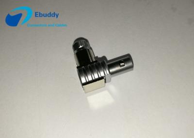Chine Style à angle droit de connecteur coaxial de FLA 1S Lemo pour la mesure à vendre