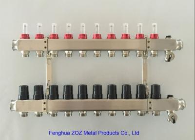 China Sistema multíple de acero inoxidable portuario de la calefacción por el suelo 10 304, múltiple de acero inoxidable del OEM de China para la calefacción de piso en venta