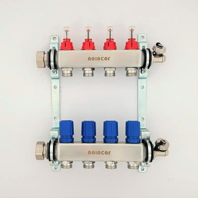 China Sistemas de acero inoxidables radiantees de los múltiples de la calefacción de piso, múltiple de acero inoxidable de UFH en venta