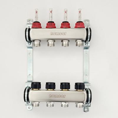 China Múltiple de calefacción de acero inoxidable con los adaptadores de Pex, sistema multíple para el sistema de calefacción de piso en venta