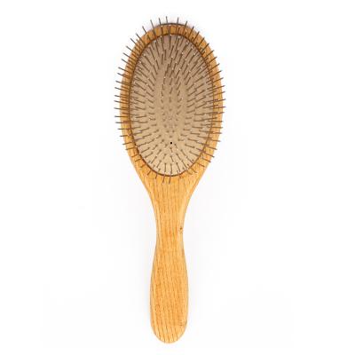 China Newest High Quality Paddle Durable And Soft Recycled Plastic Hair Scalp Massager Brush for sale