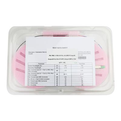 Chine diviseurs optiques/coupleurs/robinets de Polarisation-maintien de fibre de 780nm 1x2 (P.M.) à vendre