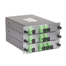 China CEx-WDMs GPON/vídeo/OTDR de 10G-PON/de NG-PON2/del RF con varios multiplexores de la división de la longitud de onda de los sistemas de comunicación en venta