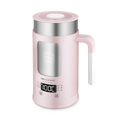 China Cordless Adjustable 360 Degree Water Kettle 600ml Portable Electric Multifunctional Low Rotation Mini Stainless Steel Temperature With Two Layers Teapot for sale