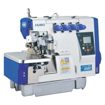 China Garment Shops 4 Thread Direct Drive High Speed Overlock Stitch Energy Saving Industrial Overlock Sewing Machine for sale