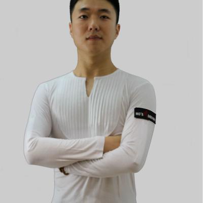 China from above & Pique Clothes T-shirt Tights Clothes Latin Dance Costumes Men's Dancewear for sale