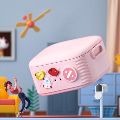 China Removable Cute Colorful Storage Container Cover Box Custom Portable Kids Storage Box For Sale for sale