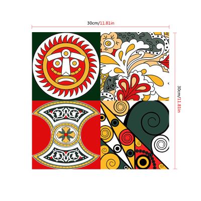 China Hot Selling Mosaic Wallpaper Home Wall Sticker Creative Wall Sticker Decor Self-adhesive Wallpaper for sale