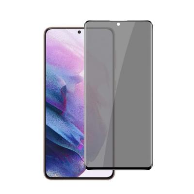 China Mobile Phone Anti-SPY Glue Phone Screen Protector For Samsung S21 3D Privacy Screen Protector for sale