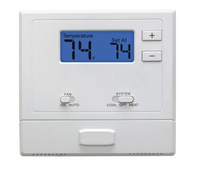 China 2 Stage Heat Pump Air Conditioner Non Programmable Thermostat For Homes for sale
