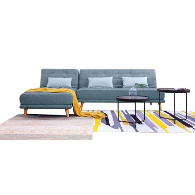 China (Other)Wholesale Adjustable L Shape Living Room Furniture Sofa Bed Sleeper Bed for sale