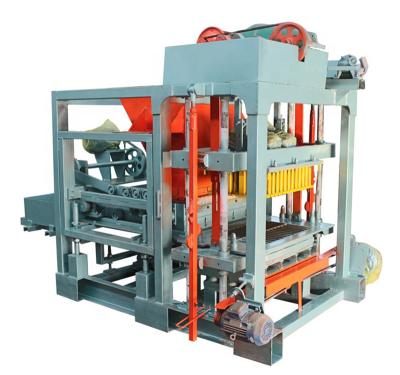 China Building Material Shops Hollow Brick Making Equipment QTJ4-25B Cement Brick Machine With Lowest Bid for sale