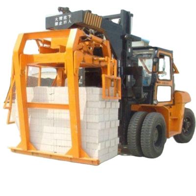 China Soft block forklift 3T bag clamp 5T steel pipe clamp forklift pipe clamp attachment for sale for sale