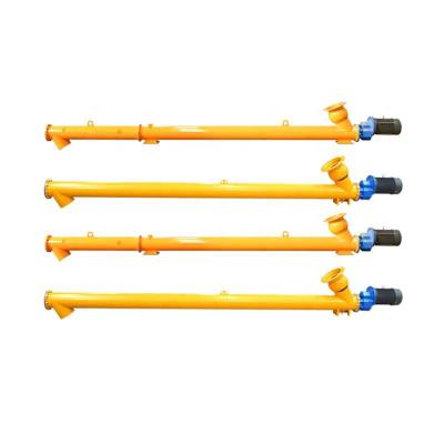 China Pipe heat resistant industrial spiral augar screw conveyor for cement silo and cement batchers for sale
