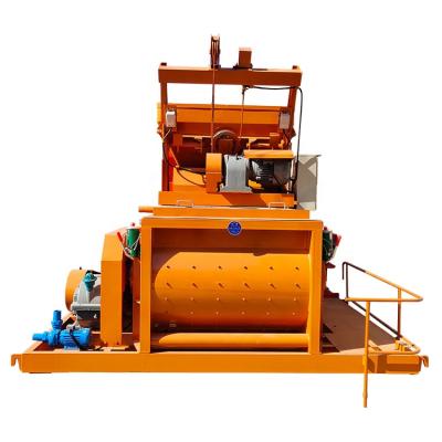 China Building material shops new electric concrete mixer 2021 price for sale twin-shaft concrete mixer for sale