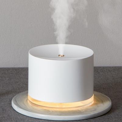 China 2021 Simple Design Anti Water Mist Portable Home Unique Drying Large Tank Hotel Use USB Wireless Humidifier With Warm Light for sale