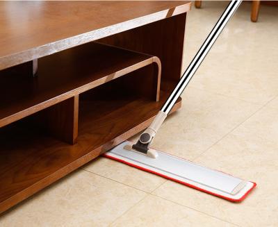 China Durable Hot Selling Broom Household Easy Cleaning Home Use 360 Rotate Mopa Telescopic Handle Dish Aluminum Flat Broom Floor Broom Wholesale for sale