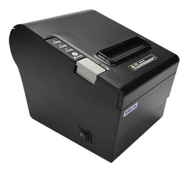 China Black Bluetooth 80mm High Speed Thermal Receipt Printer With Auto Cutter for sale
