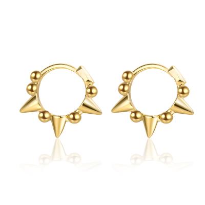 China FASHIONABLE Wholesale 18K Gold Plated Fashion Jewelry Gold Plated Earring Hoops Stud Design Jewelry For Women for sale