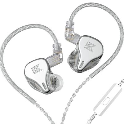 China New Arrival DQ6 3DD In Ear Earphone HiFi Sports Wired Earbuds Headset Noise Cancelling Stereo Headphone With 2 Pin Silver Plated for sale