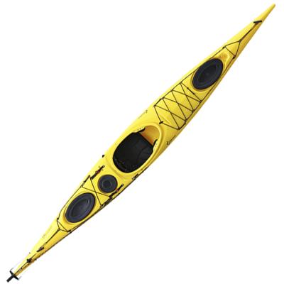 China Sigle Kayak BRITTANY Professional Kayak Canoe With Fast Speed Single Touring Kayak for sale