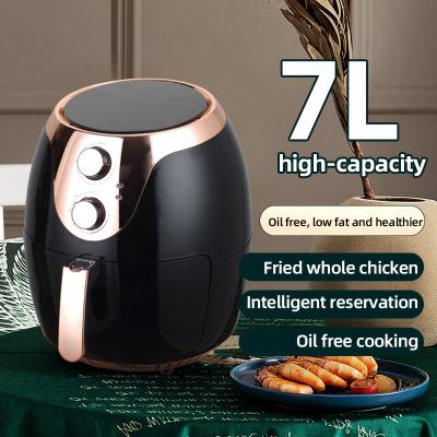 China New Household Window 7L Stainless Steel Electric Power Air Fryer High Speed Easy Clean xxxl for sale