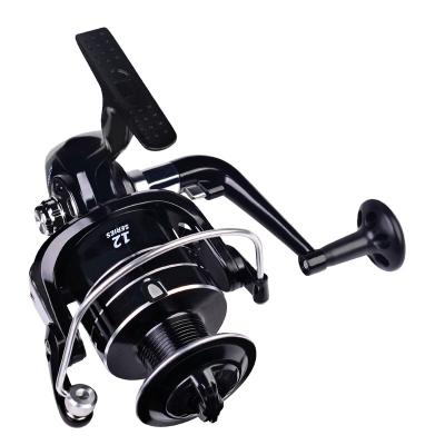 China sea water & Electric Fishing Wheel Freshwater Black Fly Spinning Mount Bait Reel Fishing for sale