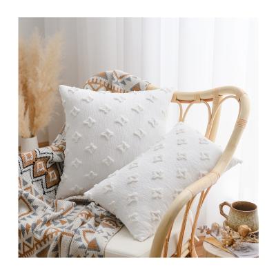China Luxury Velvet Cushion Cover Case 45*45cm Embroid Velvet Pillows Green Velvet Cushion Cover Anti-pilling Cotton Linen Pillow For Sofa for sale
