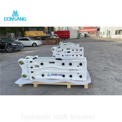 China 175 mm martelo hidráulico de esmagamento para 45 toneladas casa de escavação demolição e mineração à venda