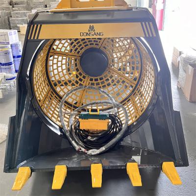 China Excavator Attachment Rotating Screening Bucket Rotating Screening Bucket Excavator Rotating Screening Bucke Crusher Bucket For Sale for sale