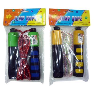 China Entainment Sports Wholesale EVA Speed Jump Rope Fitness Equipment Plastic Nylon Adjustable Count for sale