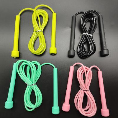 China Durable Jump Rope PVC Speed Up Wholesale Beautiful Weighted Colorful Jump Rope Jump Rope For Indoor Exercise for sale
