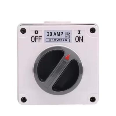 China Changeover Switch Good Price 3Pole 56SW310 Outdoor Rain Proof Power Supply Knob Control Industrial Changeover Switch Manufacturers for sale