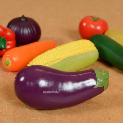 China Wholesale PVC Children Pretend Play Toy Set Kids Kitchen Role Play Realistic Vegetable for Home and School for sale