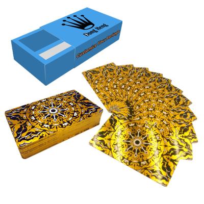 China Paper or PVC Custom Printing Golden Foil StampTarot Oracle Cards Positive Affirmation Deck Paper Tarot Cards With Drawer Box for sale