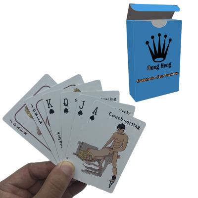China Paper or PVC Top Quality Customize Sexy Poker Playing Cards Elegant Playing Cards with Tuck Box for sale