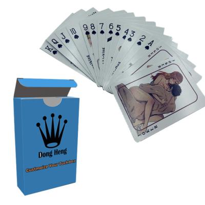 China Paper or PVC Top Quality Customize Sexy Playing Cards Elegant Sexy Poker with Tuck Box for sale