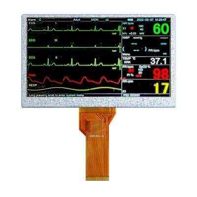 China 7-inch TN display TFT LCD met 800*480 resolutie en 50pin RGB interface Te koop