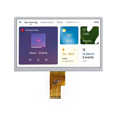 China 7 inch TFT LCD-scherm met 1024*600 resolutie en 40 pin LVDS-interface Te koop