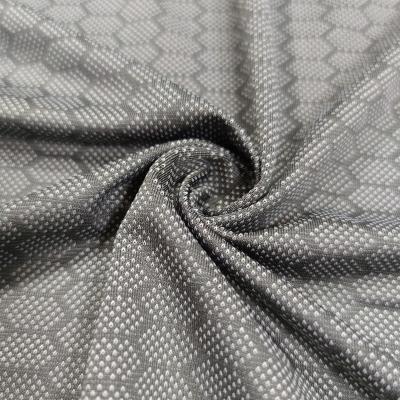 China Stretch Soft Breathable Sportswear Fabric T-shirt Casual Wear Elastic Cation Spandex Polyester Fabric for sale