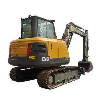 China Volvo Ec60C Wheel Excavator Germany Construction Second Hand Excavator for sale