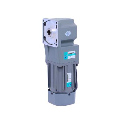 China Right Angle Hollow Single Phase 220V Variable Gear Reduction Motor Induction Mounted Gearbox Matching Micro Ac Motor for sale