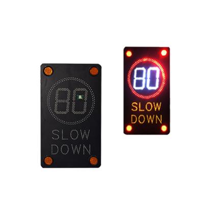 China Pedestrian Safety Products Road Traffic Solar Powered Speed Limit Led Vehicle Activated Radar Signs for sale