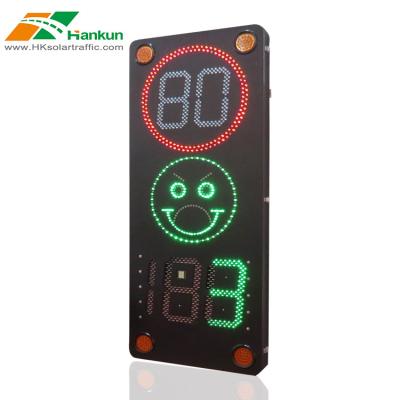 China Pedestrian Led Traffic Warning Sign Indicator Signs Return Display Radar Activated Speed Limit Signs for sale