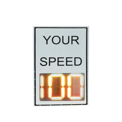 China Pedestrian Led Display Speed Signs Detector Pedestrian Traffic Signa Solar Flashing Radar for sale