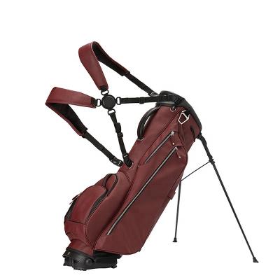 China Golf Bag Golf Stand Bag Synthetic Leather Known for its Durability Color-Fastness and Clean Look for sale