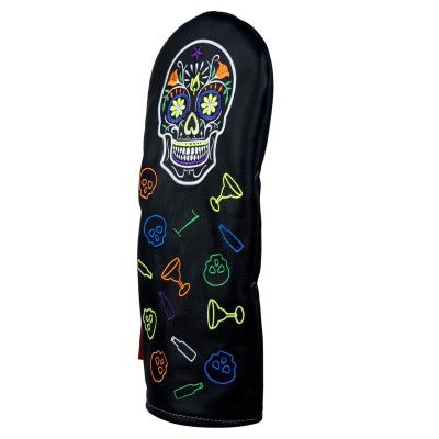 China Custom Golf Headcover For Driver Premium Leather Golf Club Head covers For Golf Driver Wood Clubs D520006 for sale